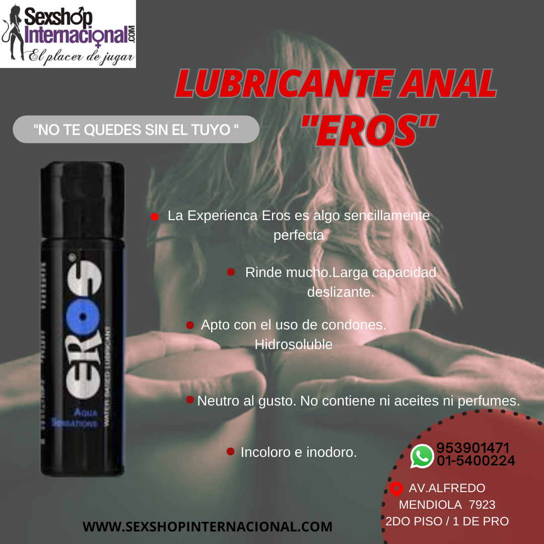 LUBRICANTE A BASE DE AGUA EROS